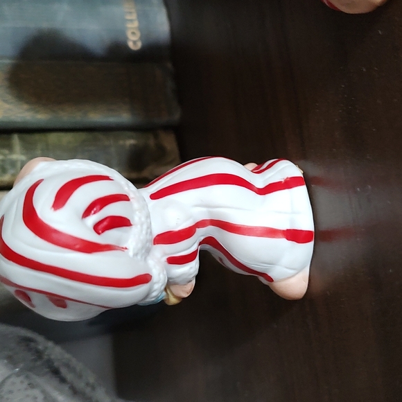 Vintage enesco candy cane pajama piglets pigs Christmas decor grannycore knick k - Picture 8 of 13